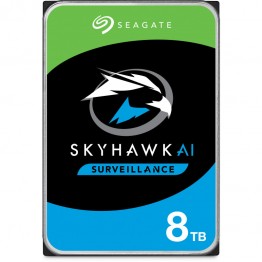 Hard disk Seagate SkyHawk AI, 8 TB, 256 MB, Recomandat pentru echipamentele de supraveghere